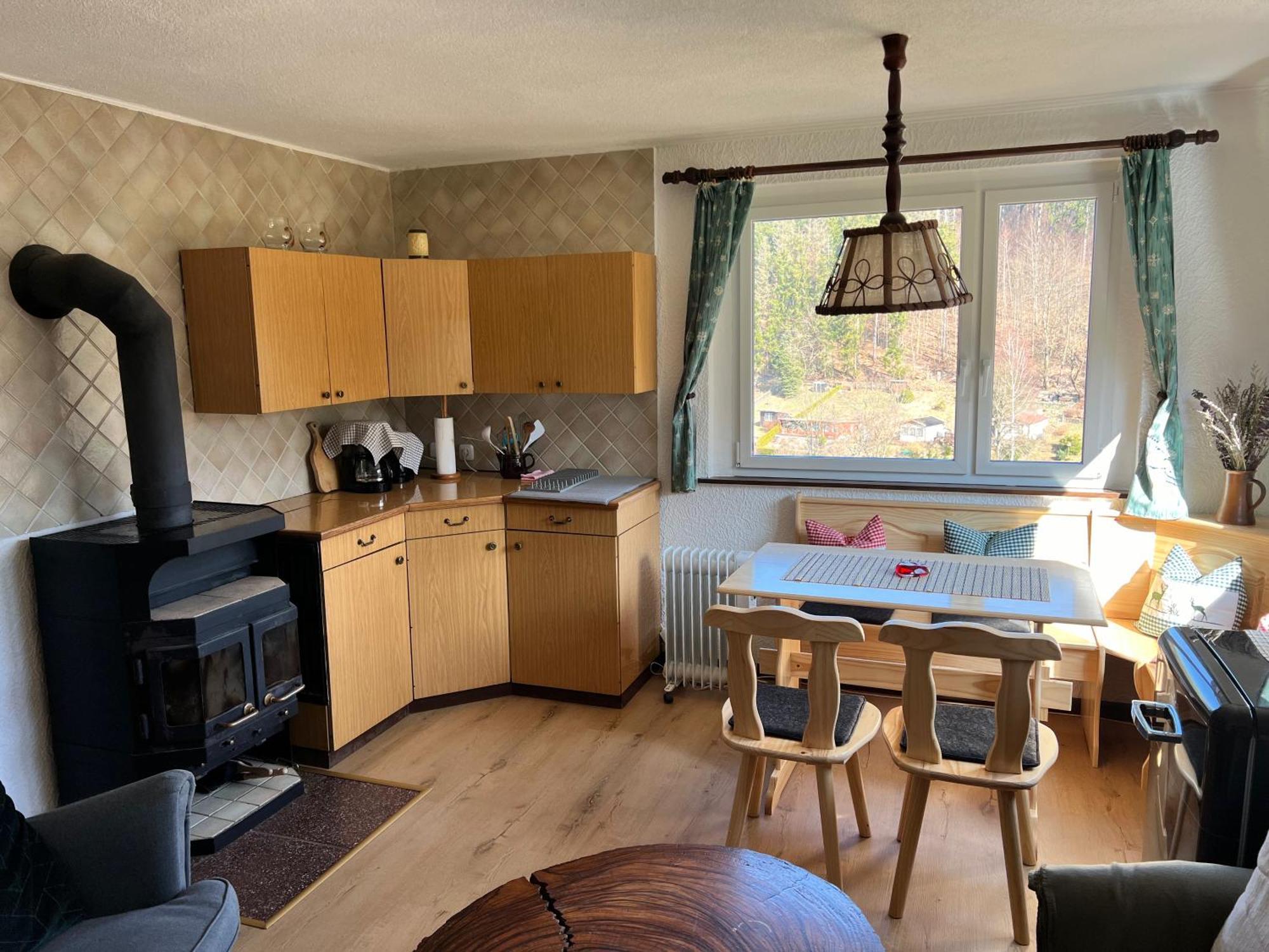 Urige Berghuette Mit Kamin Und Sauna Im Erzgebirge Nahe Schwarzwassertal 포베르샤우 외부 사진